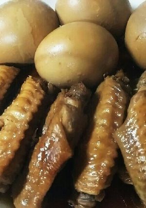 手羽先のさっぱり煮！調味料１:１:１-レシピのメイン写真