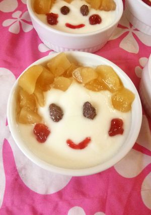 にっこり☺　スマイルヨーグルト-レシピのメイン写真