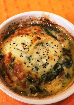 簡単ココットでチーズキッシュ♡ダイエット-レシピのメイン写真