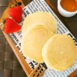 卵不使用☆ふんわりしっとりパンケーキ。