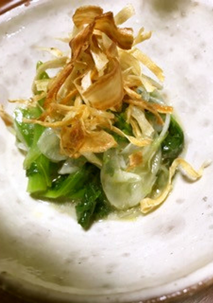 新玉ねぎと菜の花・新牛蒡の春サラダ-レシピのメイン写真