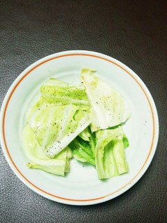 キャベツ 焼き肉とお酒のお供-レシピのメイン写真