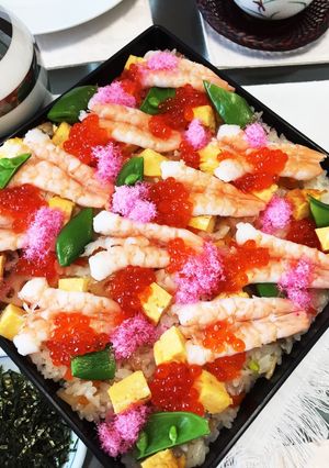 ひな祭りに彩り綺麗なちらし寿司-レシピのメイン写真