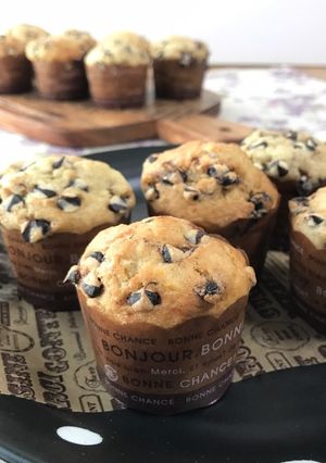 バナナとチョコチップのミニマフィン-レシピのメイン写真