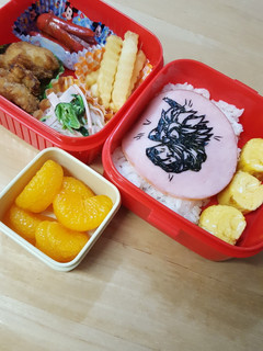 海苔アートお弁当❕(次女作w)-レシピのメイン写真