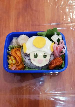 ☆キャラ弁 スーパーマリオ キノピオ-レシピのメイン写真
