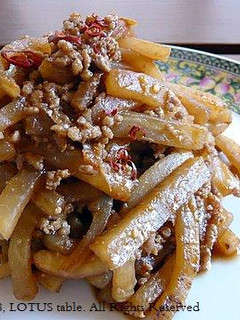 大根の肉みそ炒め-レシピのメイン写真