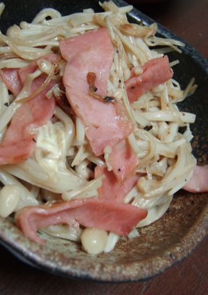 簡単♦♫えのきとベーコンの中華マヨ-レシピのメイン写真