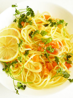 レモンマリネサーモンのパスタ-レシピのメイン写真