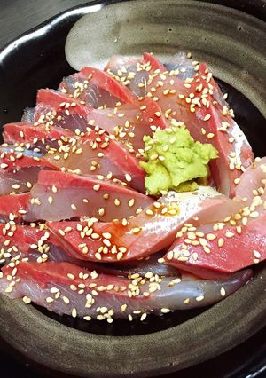 ハマチのお刺身＆ヅケ丼☆-レシピのメイン写真