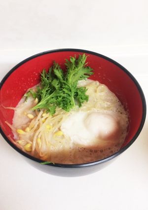 ☆わさび菜ミルク麺☆-レシピのメイン写真