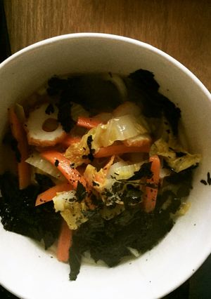 ヘルシーな野菜マシマシ～王将生ラーメン-レシピのメイン写真