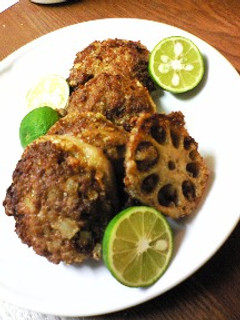 蓮根の肉詰め-レシピのメイン写真