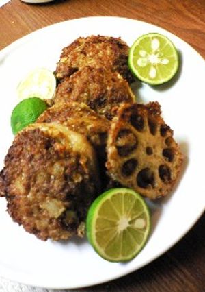 蓮根の肉詰め-レシピのメイン写真