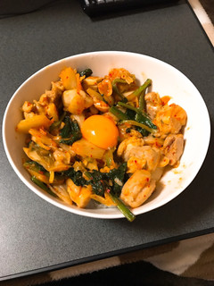簡単!ほうれんそうのキム鳥丼-レシピのメイン写真