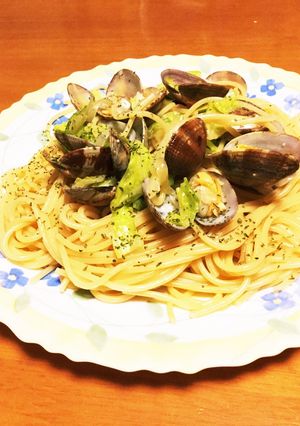 春キャベツとあさりのパスタ-レシピのメイン写真