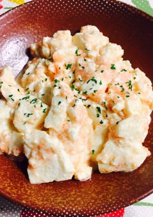 ❤簡単ウマすぎ明太マヨ豆腐❤-レシピのメイン写真