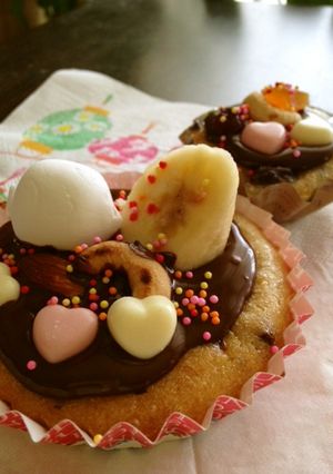 豆腐in☆ヘルシーチョコバナナケーキ-レシピのメイン写真