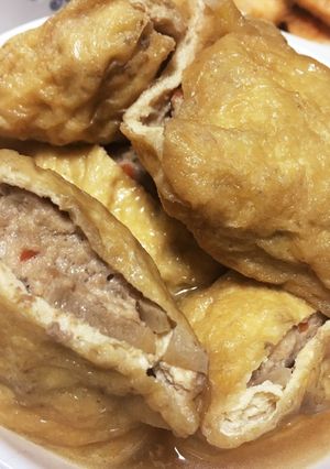 和風油揚げの袋とじ煮☆簡単入れるだけ！-レシピのメイン写真