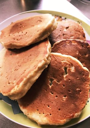 もち麦入りパンケーキ-レシピのメイン写真