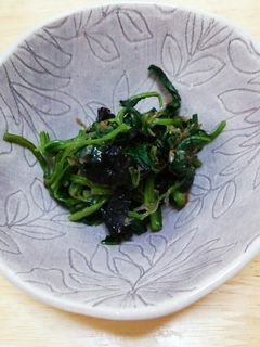 ほうれん草と海苔のおかか和え-レシピのメイン写真