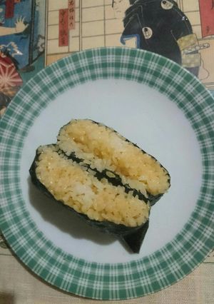 卵かけご飯のおにぎらず夏は、食中毒注意-レシピのメイン写真