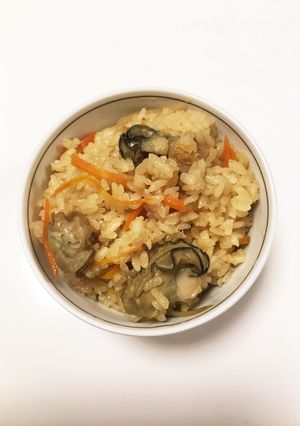 我が家の牡蠣ご飯（牡蠣入り炊き込みご飯）-レシピのメイン写真