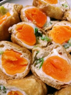 簡単!たまごの巾着煮♪-レシピのメイン写真