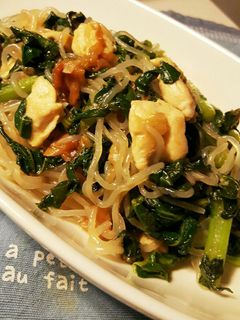 節約&ヘルシー『ササミと梅のパスタ風』-レシピのメイン写真