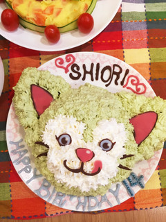 市販スポンジでキャラケーキ♡ジェラトーニ-レシピのメイン写真