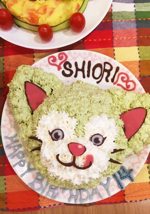 市販スポンジでキャラケーキ♡ジェラトーニ-レシピのメイン写真