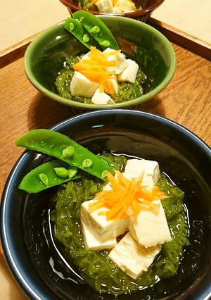 豆腐めかぶ和え-レシピのメイン写真