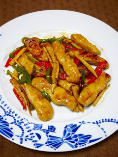 簡単!ぷるぷる鶏胸肉の青椒肉絲-レシピのメイン写真