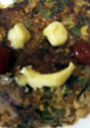 大人味☆野菜たつぷり和風オープンオムレツ-レシピのメイン写真