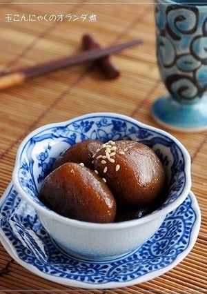 我が家の常備菜⑥玉こんにゃくのオランダ煮-レシピのメイン写真