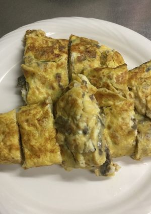すき焼きのリメイクで・卵焼き-レシピのメイン写真