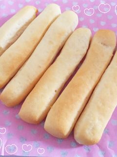 卵なし♡ふわふわミルクスティックパン-レシピのメイン写真