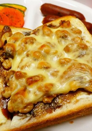 クルミ入りWチーズトースト♪-レシピのメイン写真