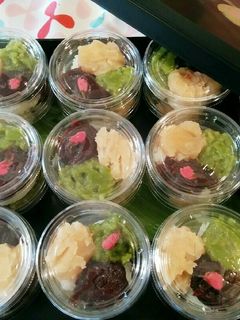 三色ミニおはぎカップ-レシピのメイン写真