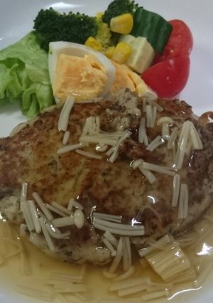 絶品❗豆腐と小豆ハンバーグ❗-レシピのメイン写真