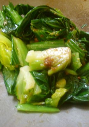 最強のチタン鍋で青菜炒め-レシピのメイン写真