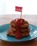 肉無し！ミックスビーンズのハンバーグ