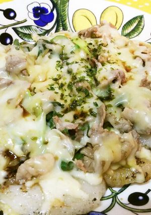 病みつきチーズ醤油味のネギ豚もち-レシピのメイン写真