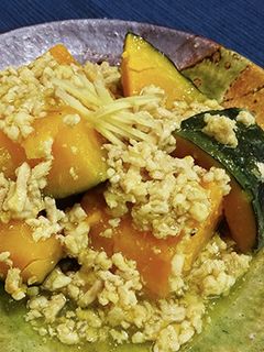 だし醤油で簡単 南瓜のそぼろ煮あんかけ-レシピのメイン写真
