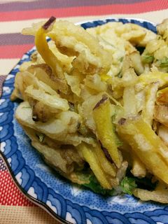 キクイモのかき揚げ-レシピのメイン写真