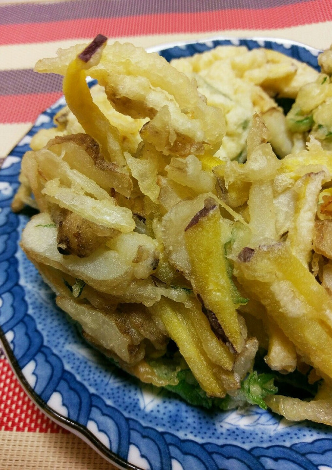 キクイモのかき揚げ-レシピのメイン写真