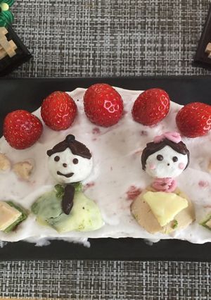 簡単ひな祭りケーキ-レシピのメイン写真