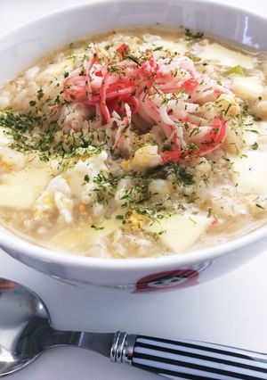 ダイエット♡カニカマチーズおじや-レシピのメイン写真