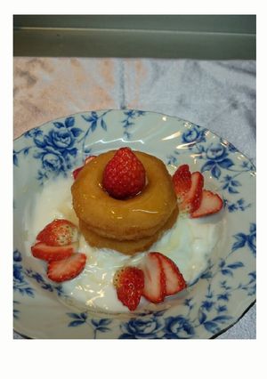 ヨーグルトアート♪簡単ドーナツケーキ-レシピのメイン写真