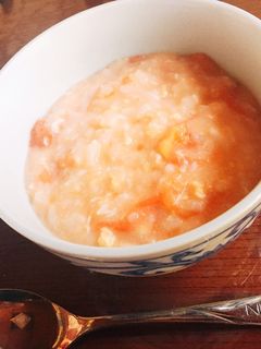 トマトと卵のお粥-レシピのメイン写真